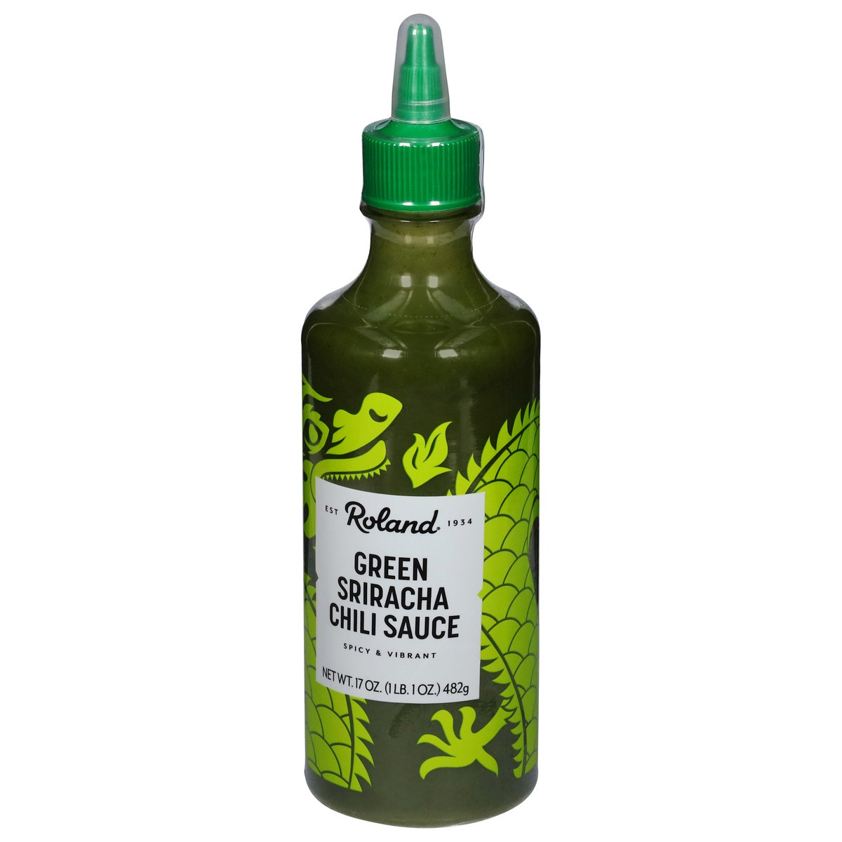slide 6 of 13, Roland Sauce Sriracha Chili Grn 17 Oz, 17 oz