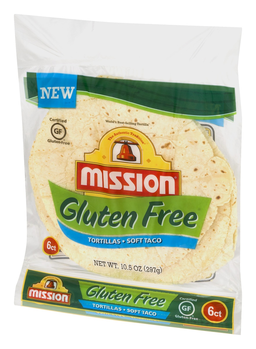 slide 3 of 10, Mission Gluten Free Soft Taco Tortillas , 6 ct; 10.5 oz