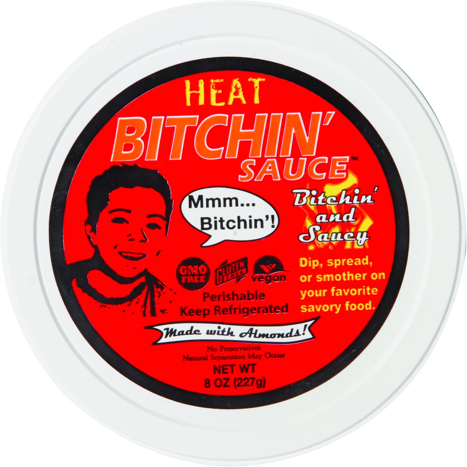 slide 1 of 4, Bitchin' Sauce Dip 8 oz, 8 oz