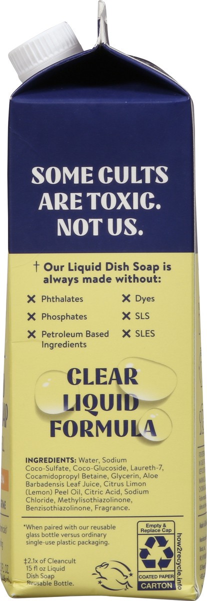 slide 4 of 13, Cleancult Lemon Verbena Liquid Dish Soap 32 fl oz, 32 fl oz