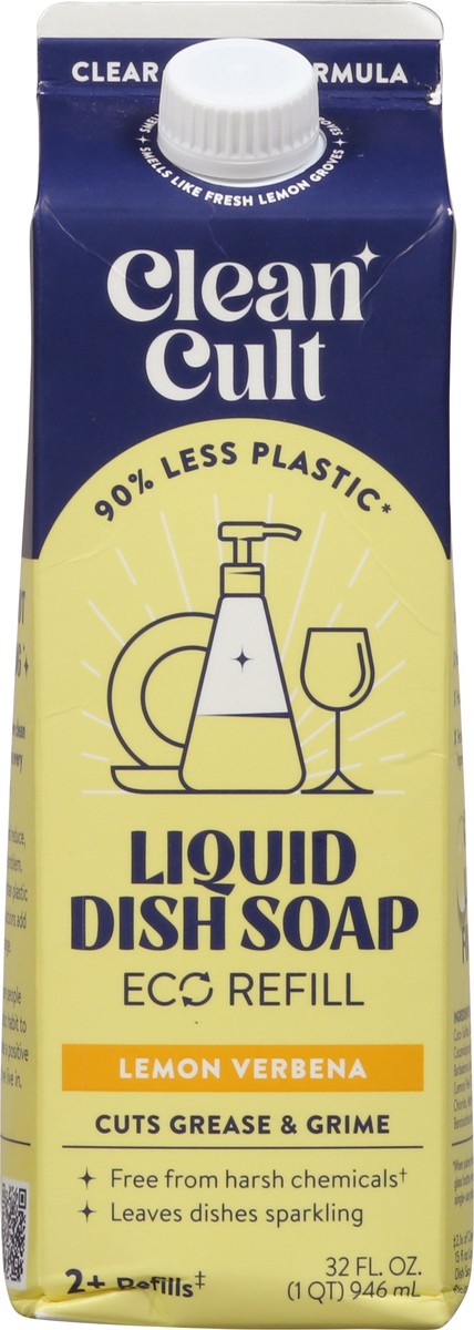 slide 10 of 13, Cleancult Lemon Verbena Liquid Dish Soap 32 fl oz, 32 fl oz