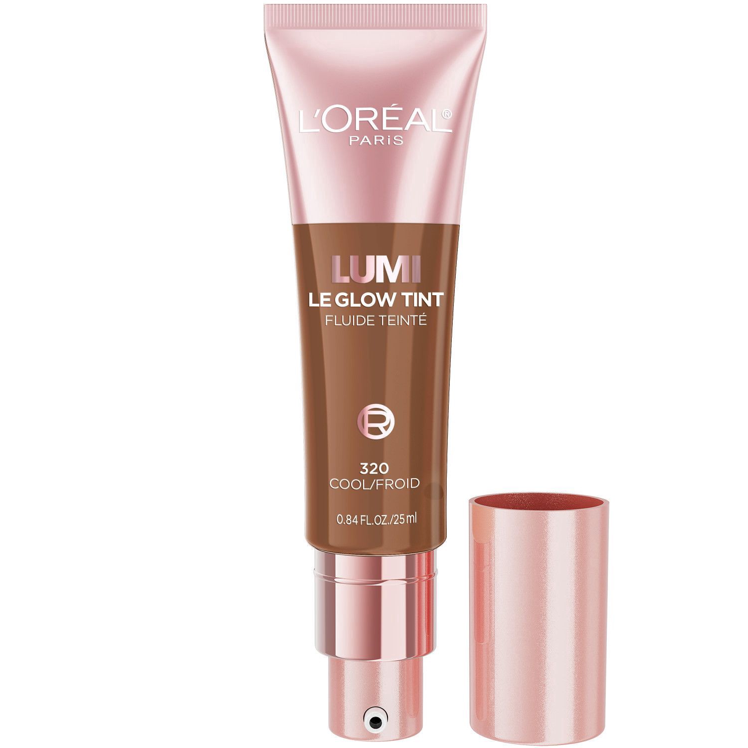 slide 1 of 1, LOREAL L'Oreal Paris Lumi Skin Glow Tint, Med Deep N320, 0.85 oz