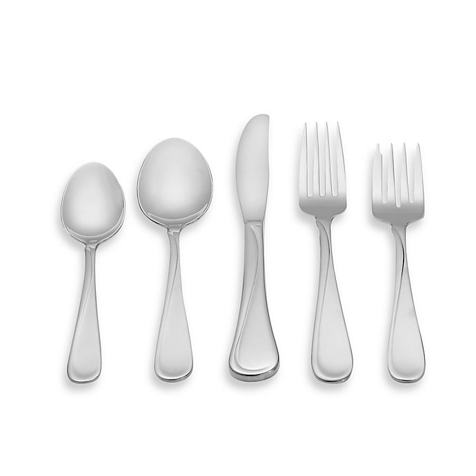 slide 1 of 1, Oneida Flight Silverware Set Silver, 20 ct