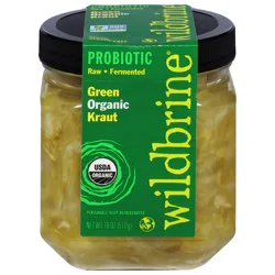 Wildbrine Probiotic Organic Green Kraut 18 oz