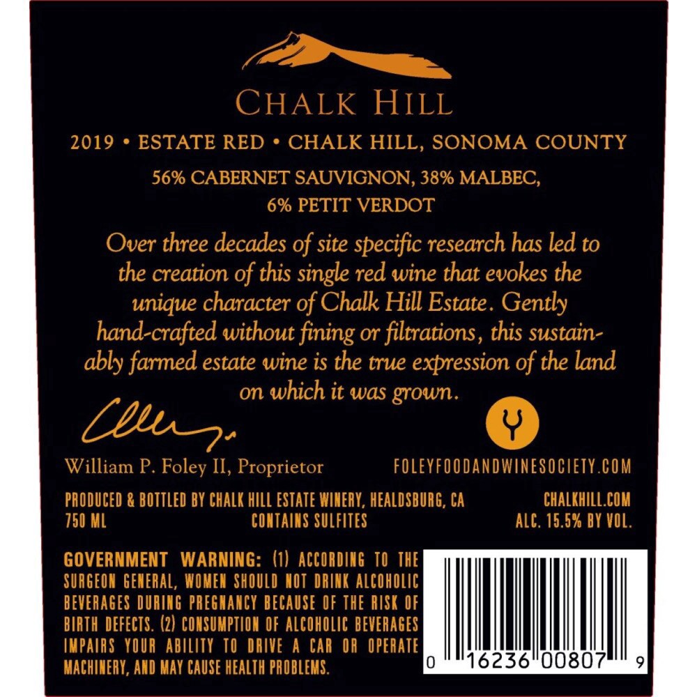 slide 1 of 3, Chalk Hill Estate Red Wine 750 ml, 750 ml