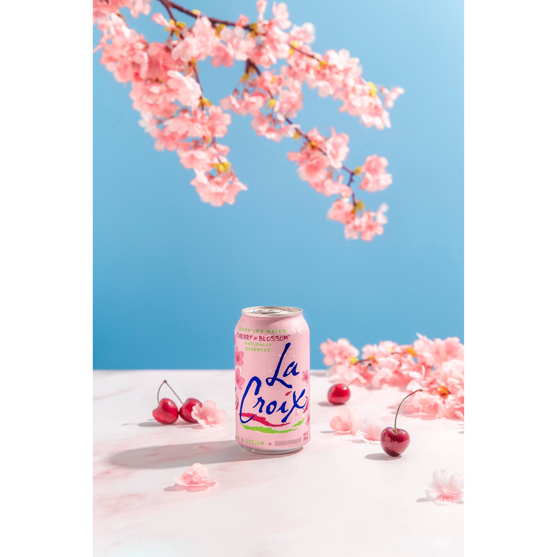 slide 9 of 9, La Croix Cherry Blossom 8 Pack 12oz, 96 oz