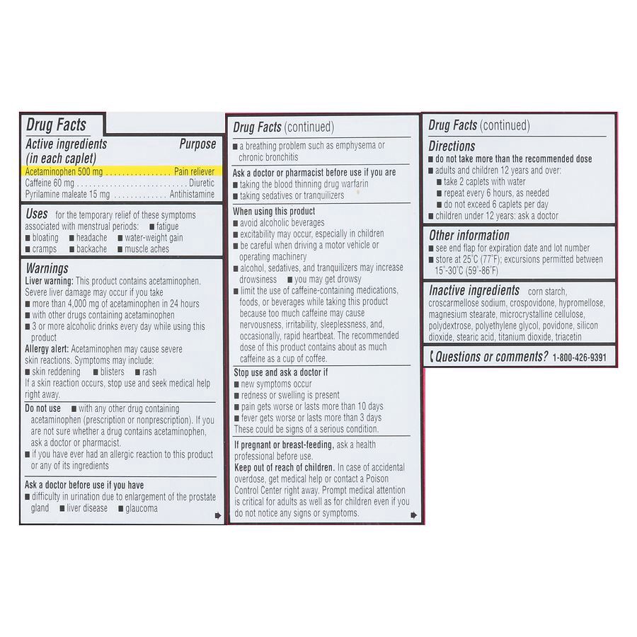 slide 2 of 5, Walgreens Menstrual Pain Relief Caplets, 48 ct