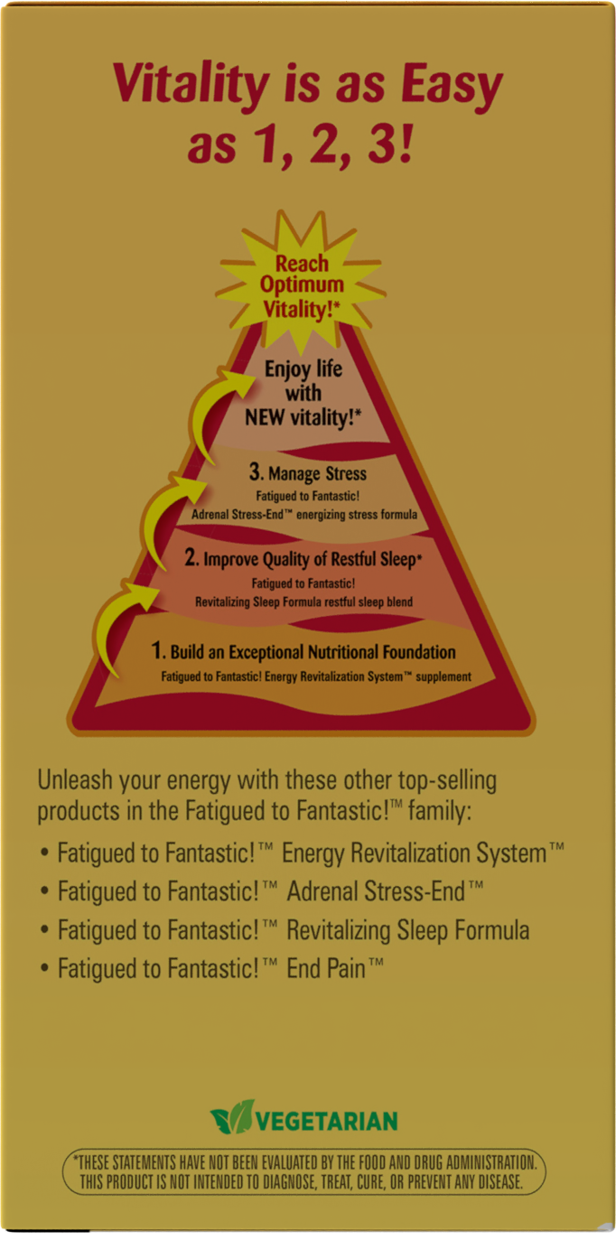 slide 3 of 5, Nature's Way Fatigued to Fantastic!™ Daily Energy B Complex, 120 VCaps, 120 ct