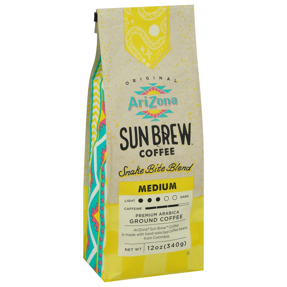 slide 10 of 11, Arizona Sun Brew Premium Arabica Ground Medium Snake Bite Blend Coffee - 12 oz, 12 oz