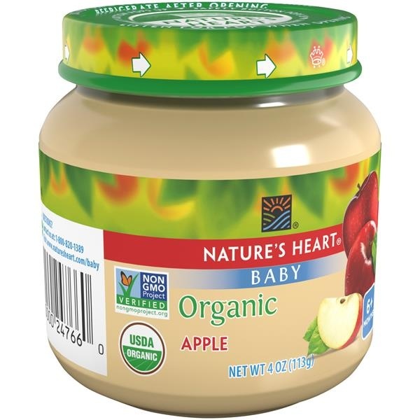 slide 1 of 1, Nature's Heart Apple 4 oz, 4 oz