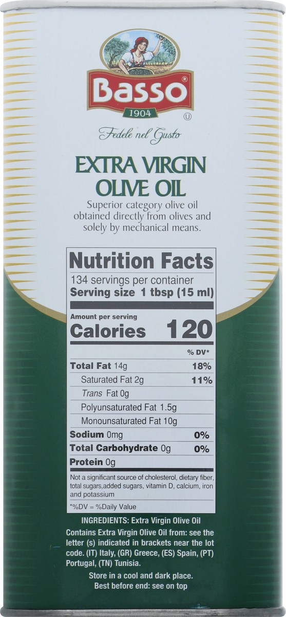 slide 8 of 13, Basso Extra Virgin Olive Oil - 67.6 oz, 67.6 oz