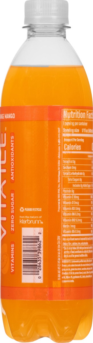 slide 4 of 9, Vita Ice Sparkling Water - Orange Mango - 17 fl oz, 17 fl oz