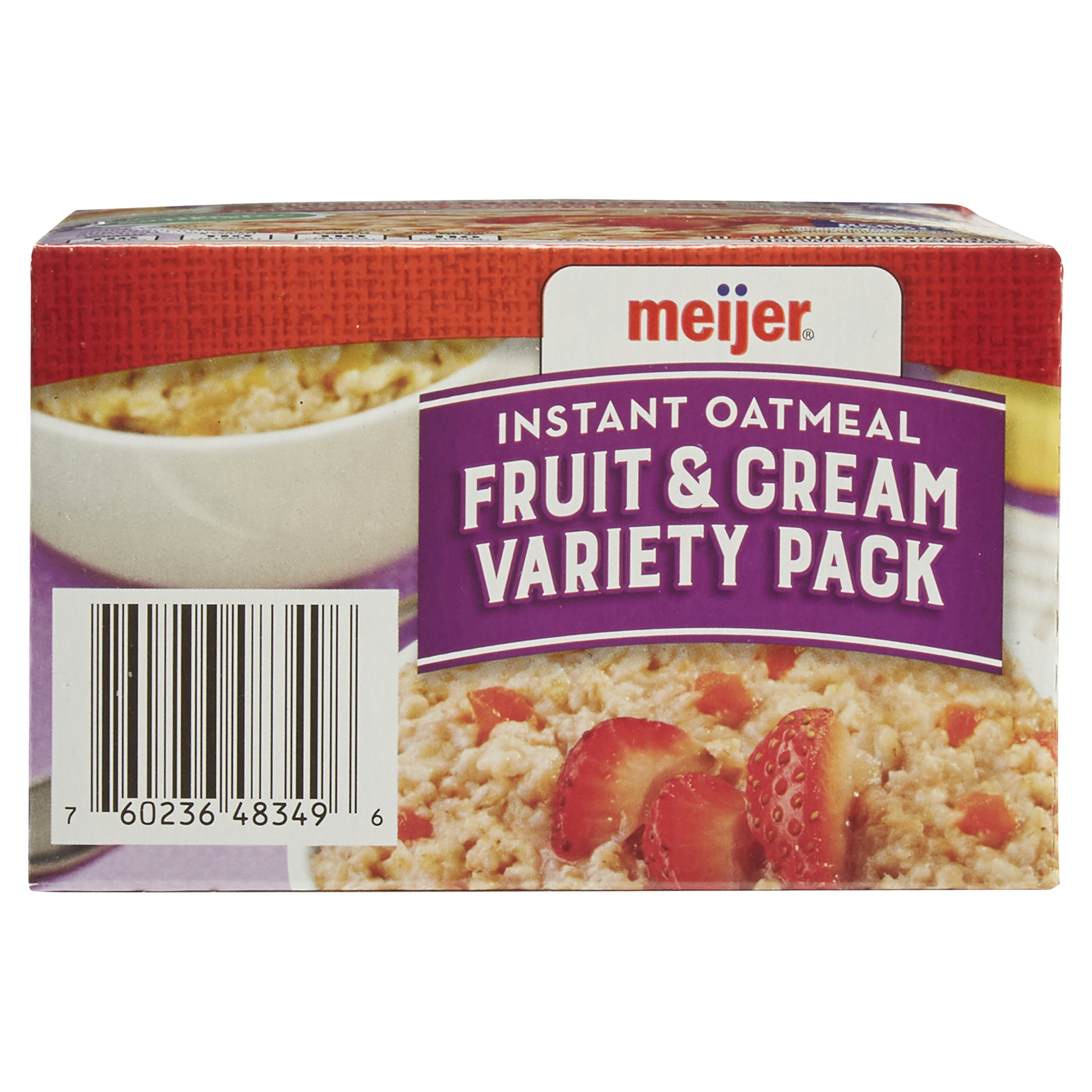 slide 29 of 29, Meijer Fruit & Cream Oatmeal Variety Pack, 10 ct