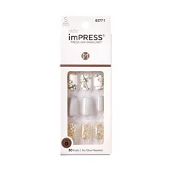 imPRESS Press-On Manicure Short Length Knock Out Nails 30 ea