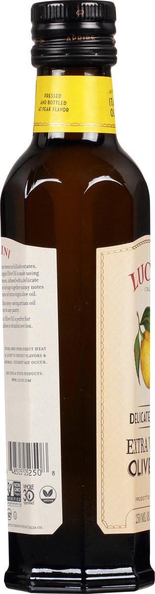 slide 11 of 14, Lucini Extra Virgin Delicate Lemon Olive Oil 8.5 fl oz, 8.5 fl oz