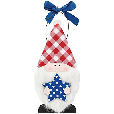 slide 1 of 1, Destination Holiday Patriotic Gnome Wall Decor, 1 ct