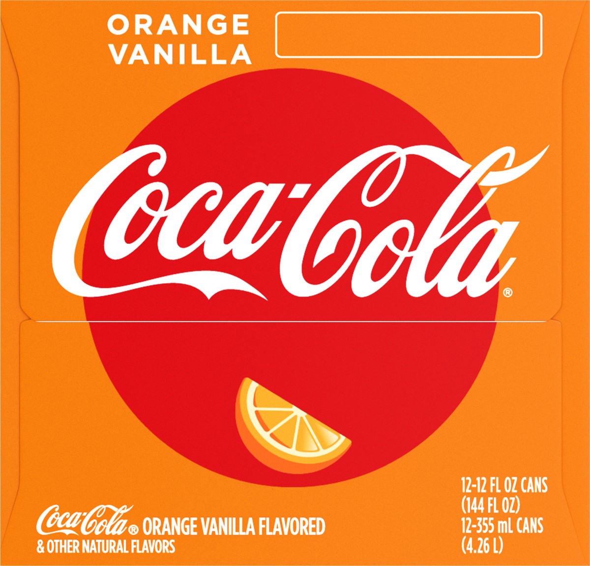 slide 7 of 9, Coca-Cola Orange Vanilla Fridge Pack Cans- 12 ct, 12 ct