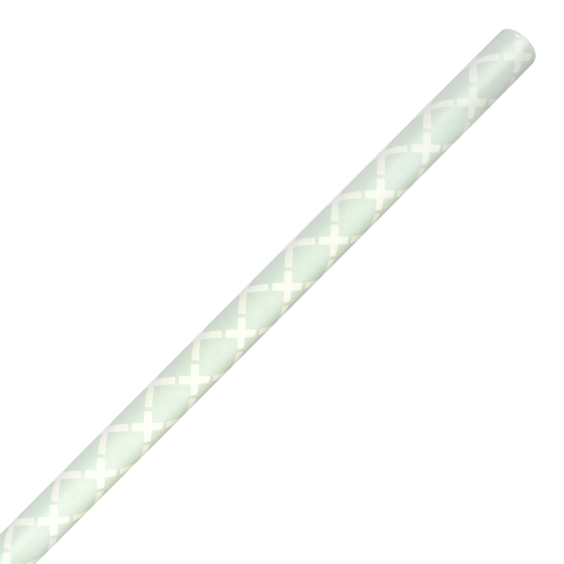 slide 2 of 2, 30" Green & White Lattice Gift Wrap By Celebrate It, 30 in x 20 ft