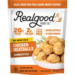 Realgood Real Good Foods Homestyle Chicken Meatballs