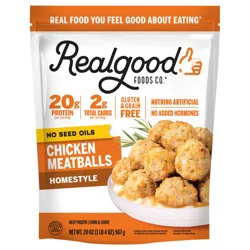 Realgood Real Good Foods Homestyle Chicken Meatballs