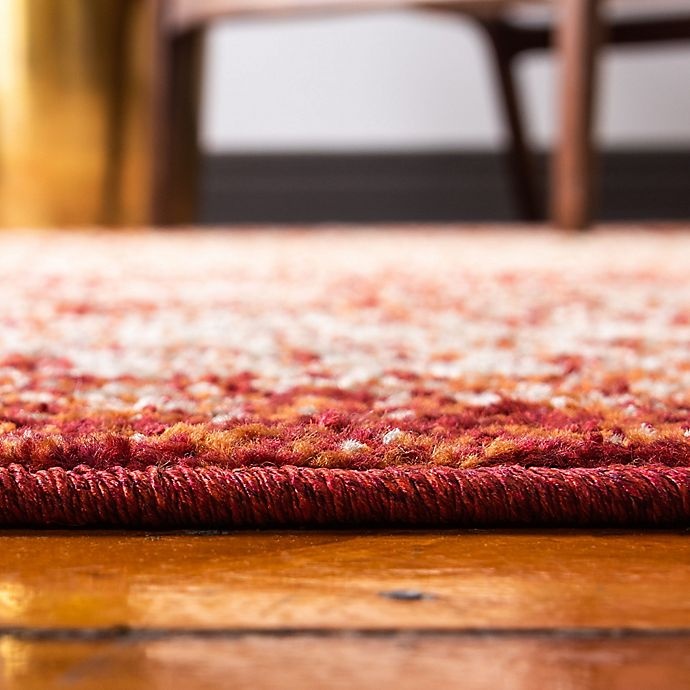 slide 5 of 6, Unique Loom Harvest Traditions 3' Round PowerloomedAccent Rug - Terracotta, 1 ct