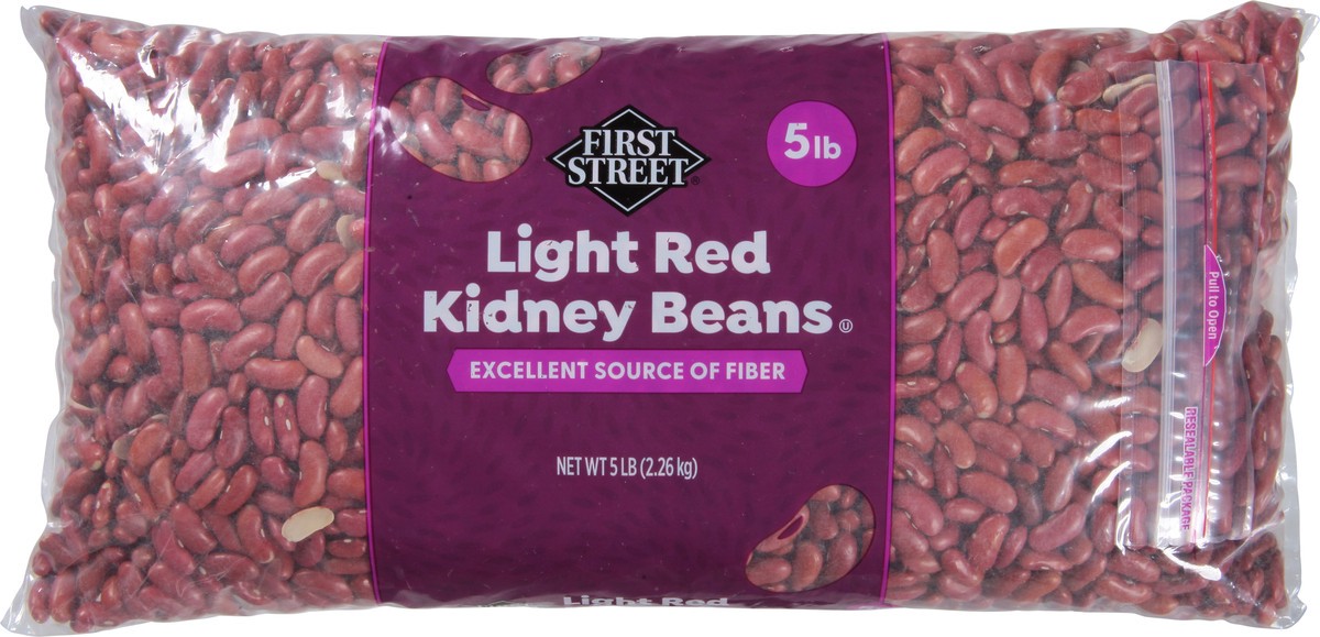 slide 4 of 14, First Street Kidney Beans Red Light, 5 lb
