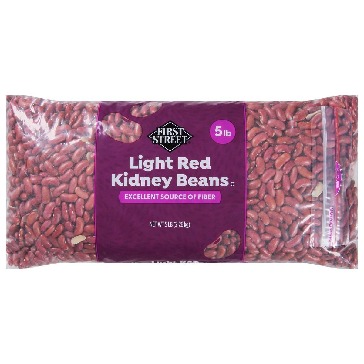 slide 5 of 14, First Street Kidney Beans Red Light, 5 lb