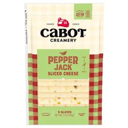 Cabot Creamery Pepper Jack Cheese Slices 7 oz
