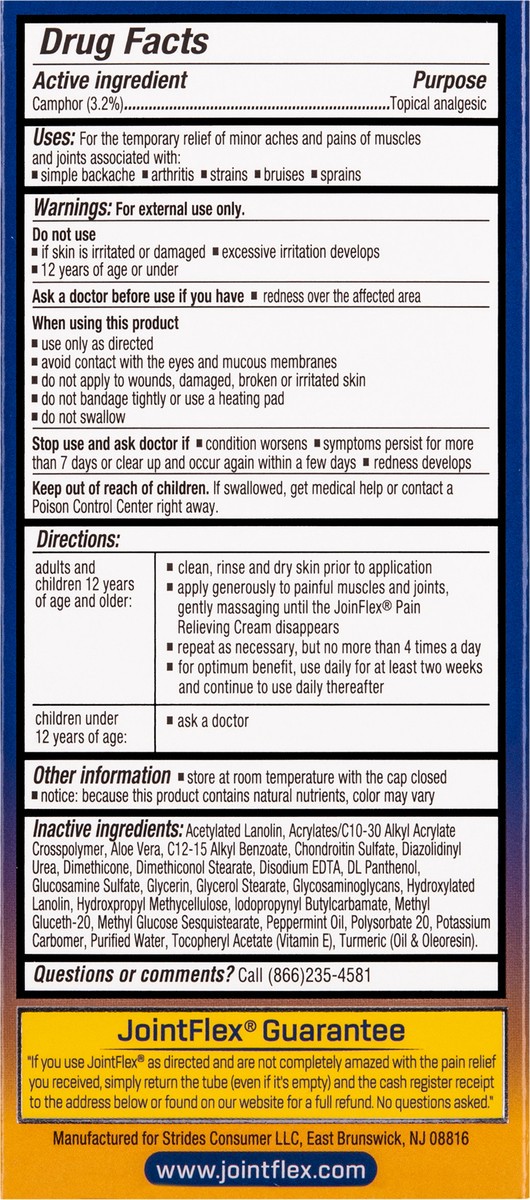 slide 5 of 12, JointFlex with Turmeric Pain Relief Cream, 3 oz
