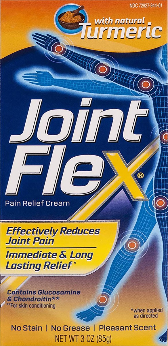 slide 11 of 12, JointFlex with Turmeric Pain Relief Cream, 3 oz