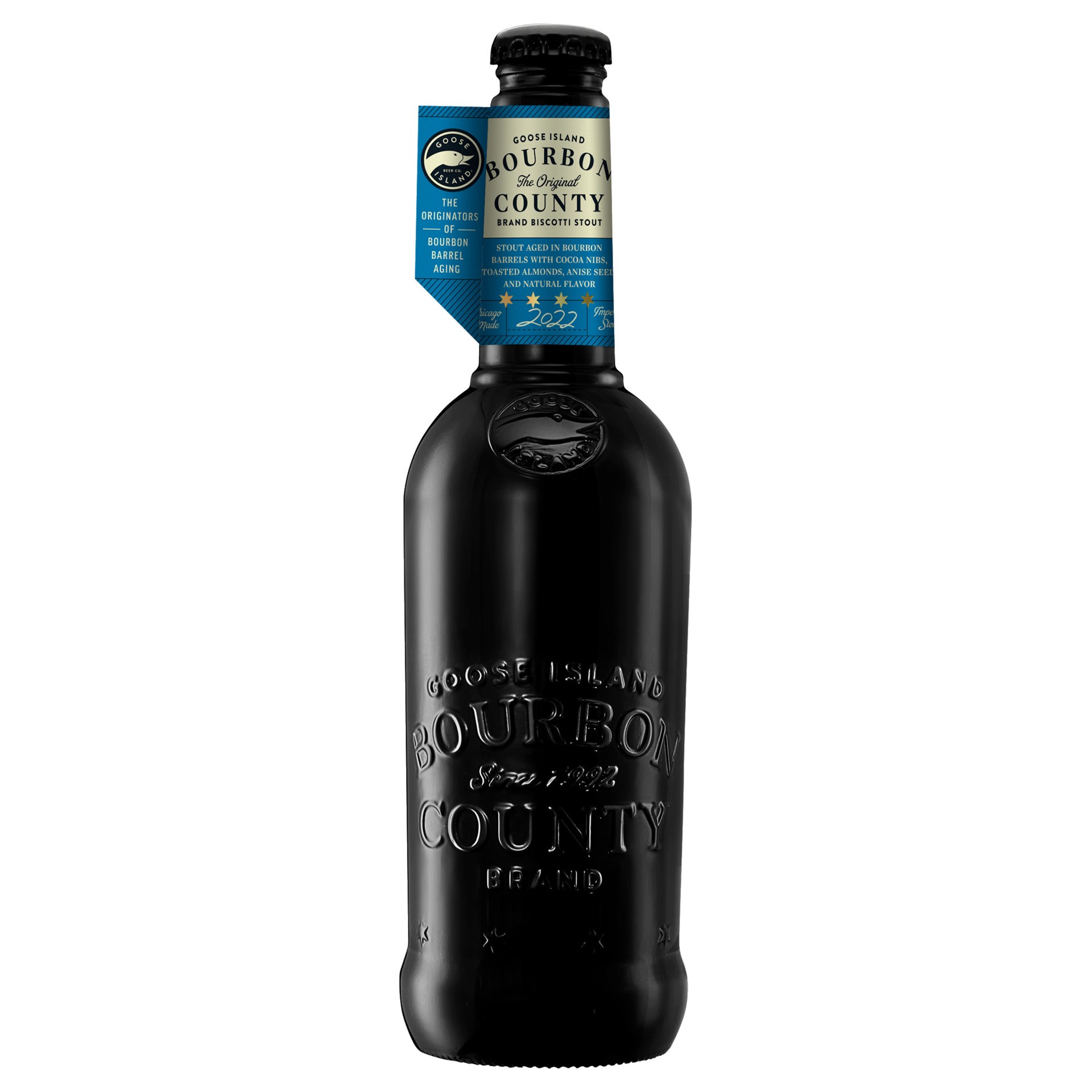 slide 1 of 1, Goose Island Beer Co. Bourbon County Biscotti Stout, 16.9 fl.oz. Bottle, 9 fl oz
