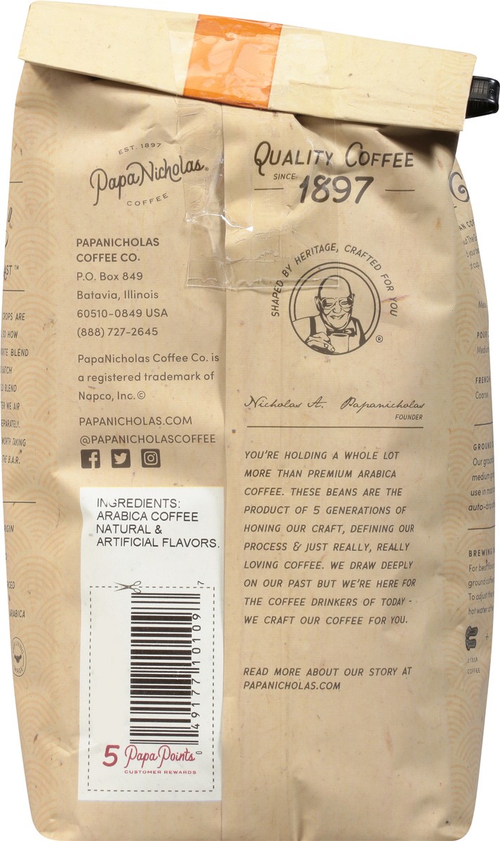 slide 8 of 12, PapaNicholas Coffee Whole Bean Light Roast French Vanilla Coffee - 10 oz, 10 oz