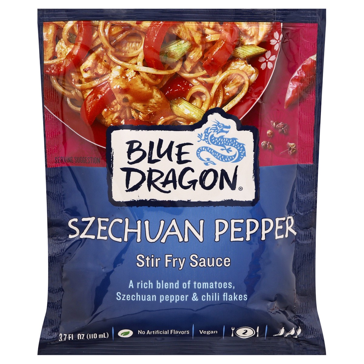 slide 4 of 13, Blue Dragon Szechuan Pepper Stir Fry Sauce 3.7 oz, 3.7 oz