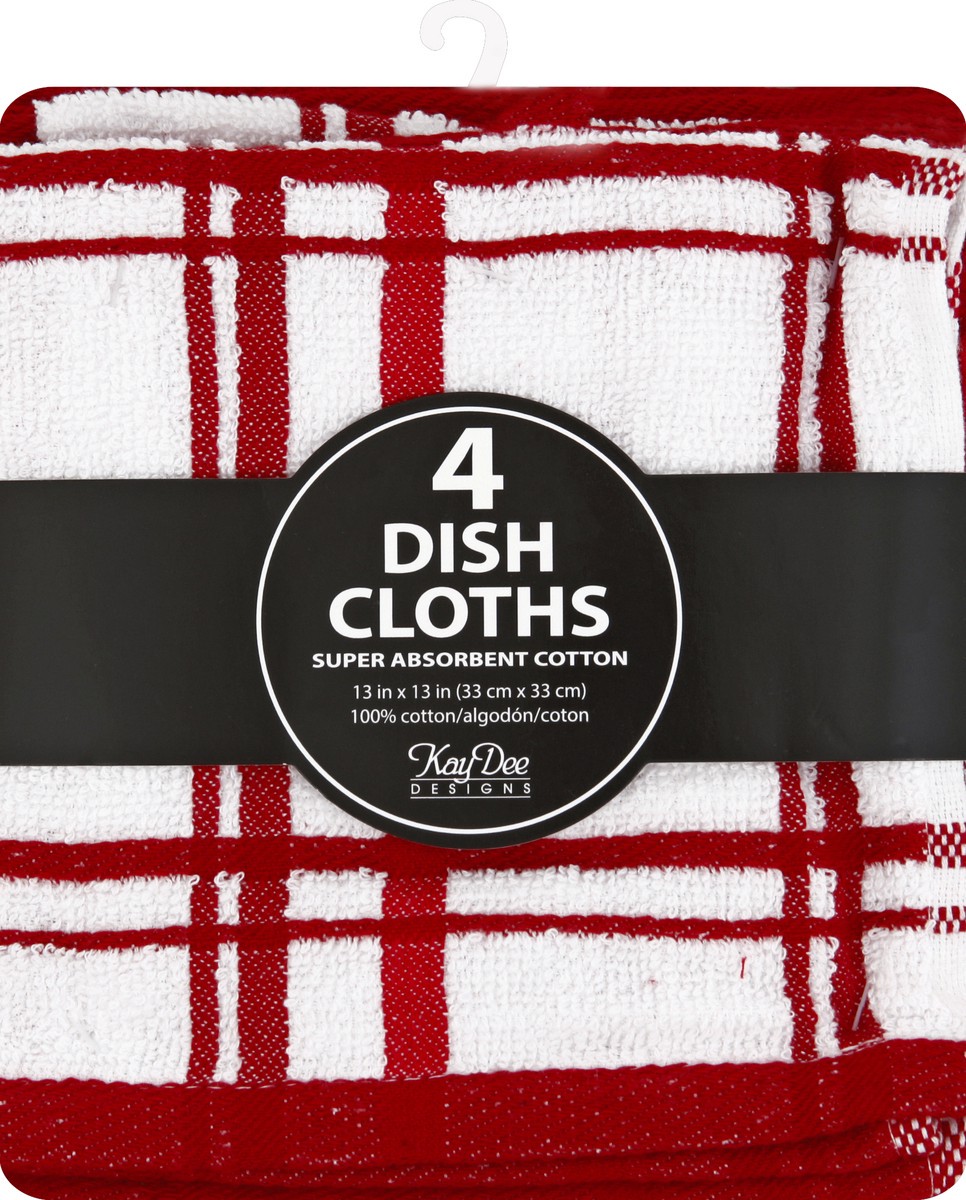 slide 2 of 2, Kay Dee Designs Kay Dee Dishcloth Cinnabar, 4 ct