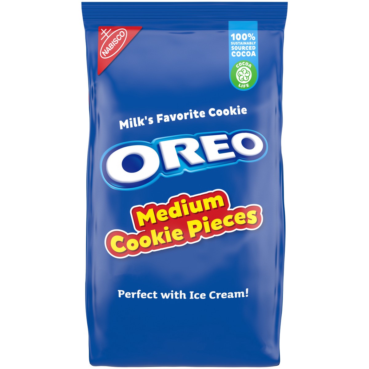 slide 5 of 14, OREO Medium Cookie Pieces, 2.5 lb Bag, 40 oz