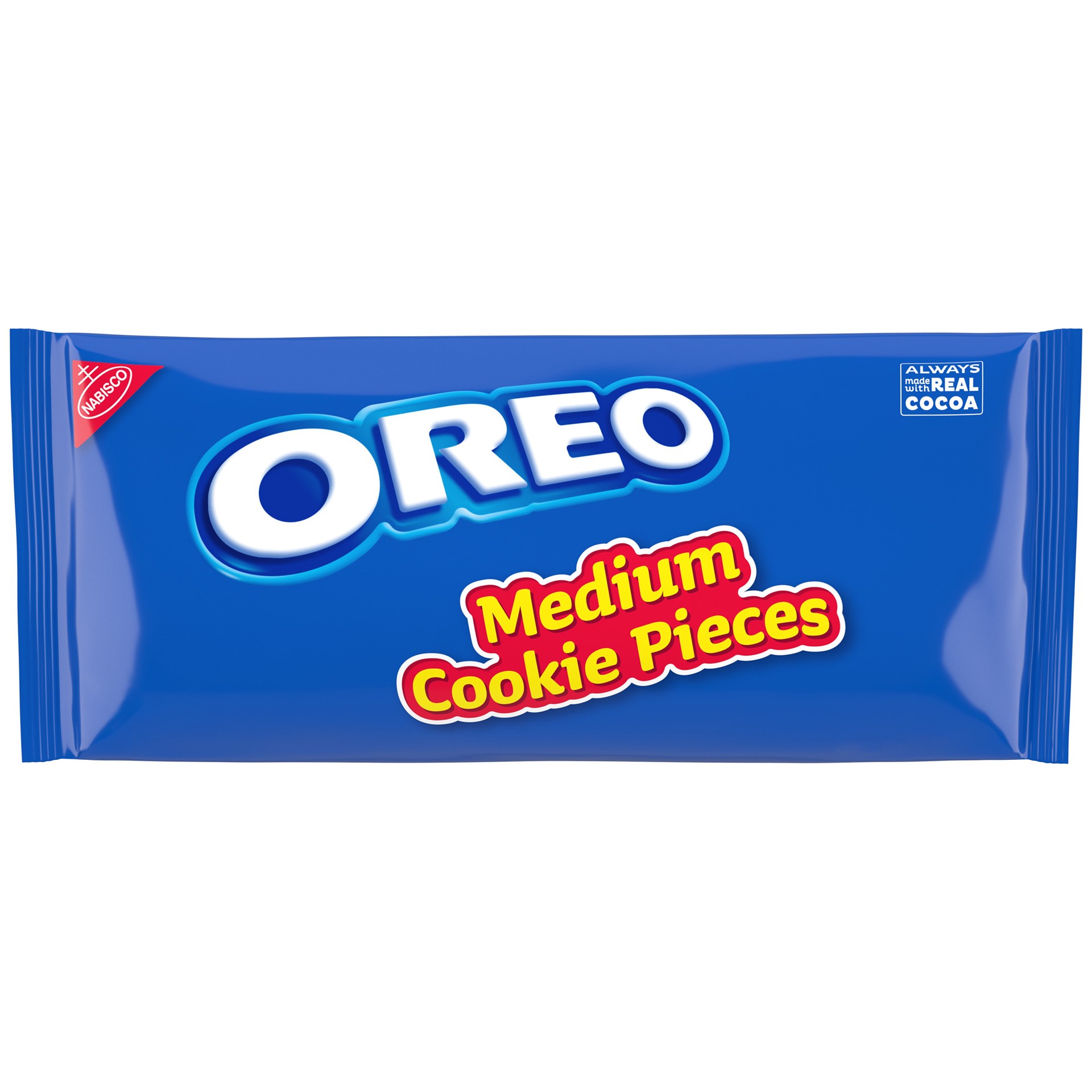 slide 1 of 14, OREO Medium Cookie Pieces, 2.5 lb Bag, 40 oz