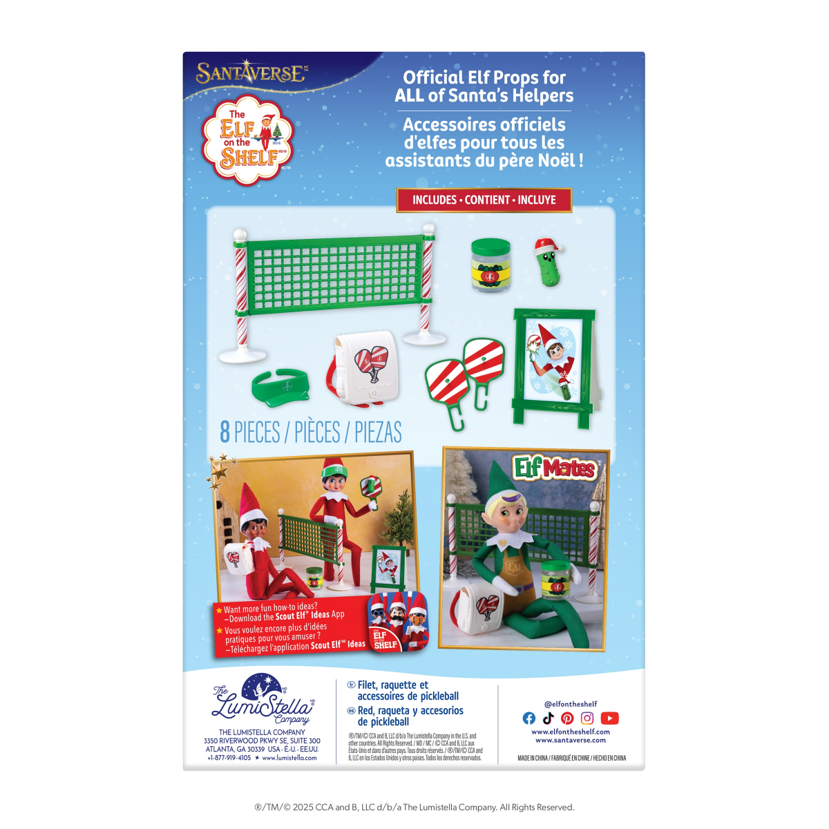 slide 2 of 5, Polar Props 3+ Elf Mates Pickleball Play Pack 8 Pieces, 8 ct
