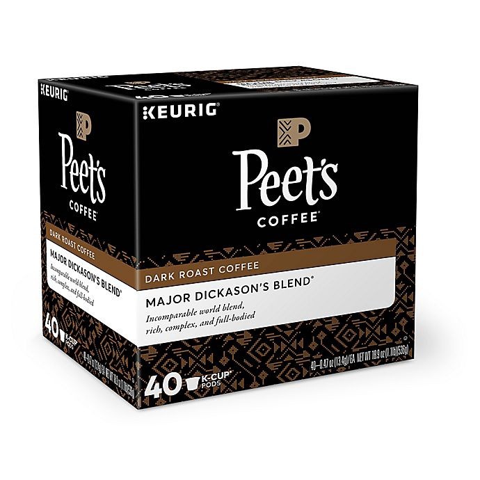 slide 3 of 7, Peet's Coffee Major Dickason's Blend Keurig K-Cup Pods, 40 ct