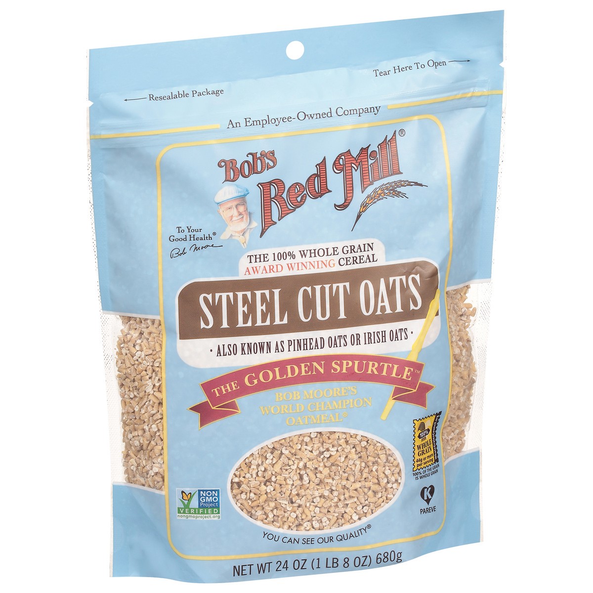 slide 2 of 9, Bob's Red Mill Steel Cut Oats 24 oz, 24 oz