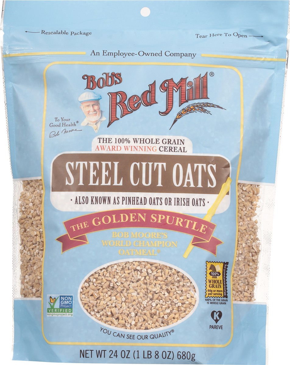 slide 6 of 9, Bob's Red Mill Steel Cut Oats 24 oz, 24 oz