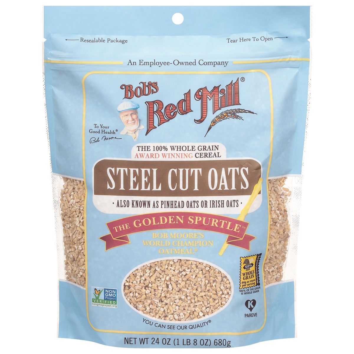 slide 1 of 9, Bob's Red Mill Steel Cut Oats 24 oz, 24 oz