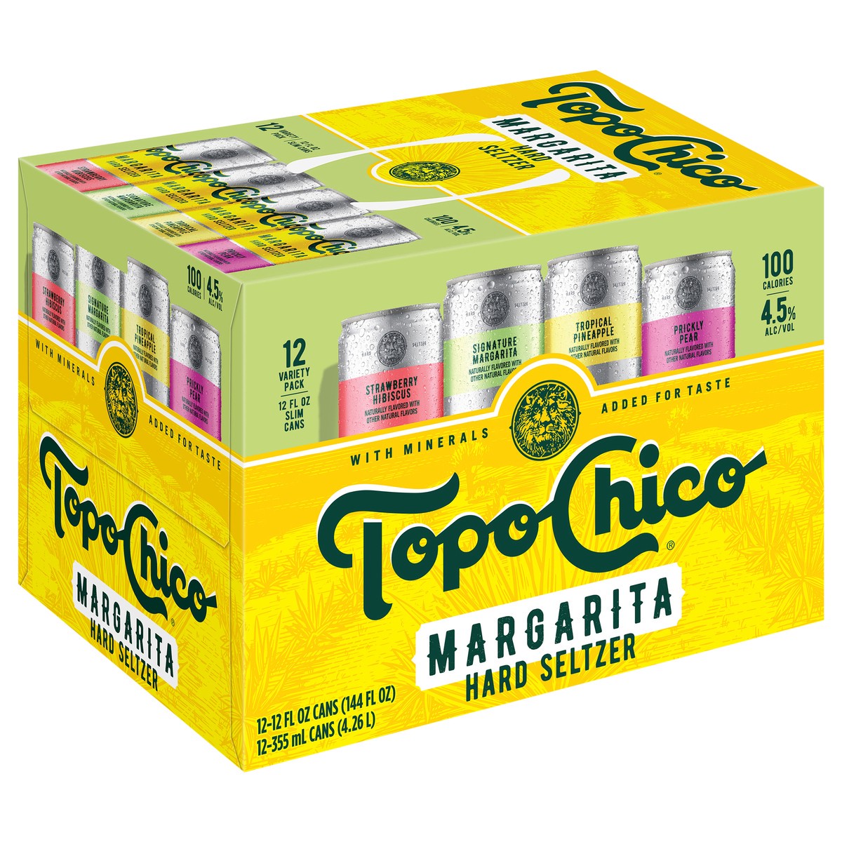 slide 2 of 9, Topo Chico Margarita Hard Seltzer Variety Pack, 12 ct; 12 fl oz
