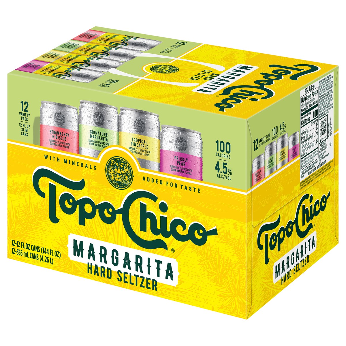 slide 8 of 9, Topo Chico Margarita Hard Seltzer Variety Pack, 12 ct; 12 fl oz