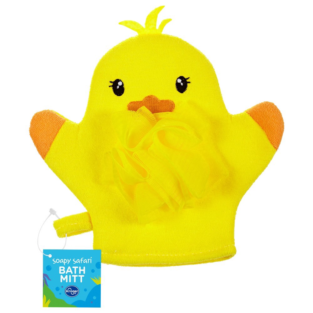 slide 1 of 1, Kroger® Soapy Safari Kids Bath Mitt, 1 ct