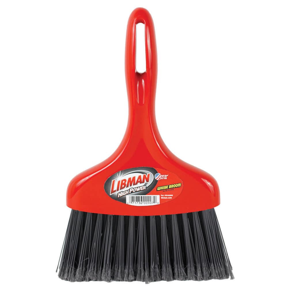 slide 1 of 2, Libman Whisk Broom - Red/Black, 1 ct
