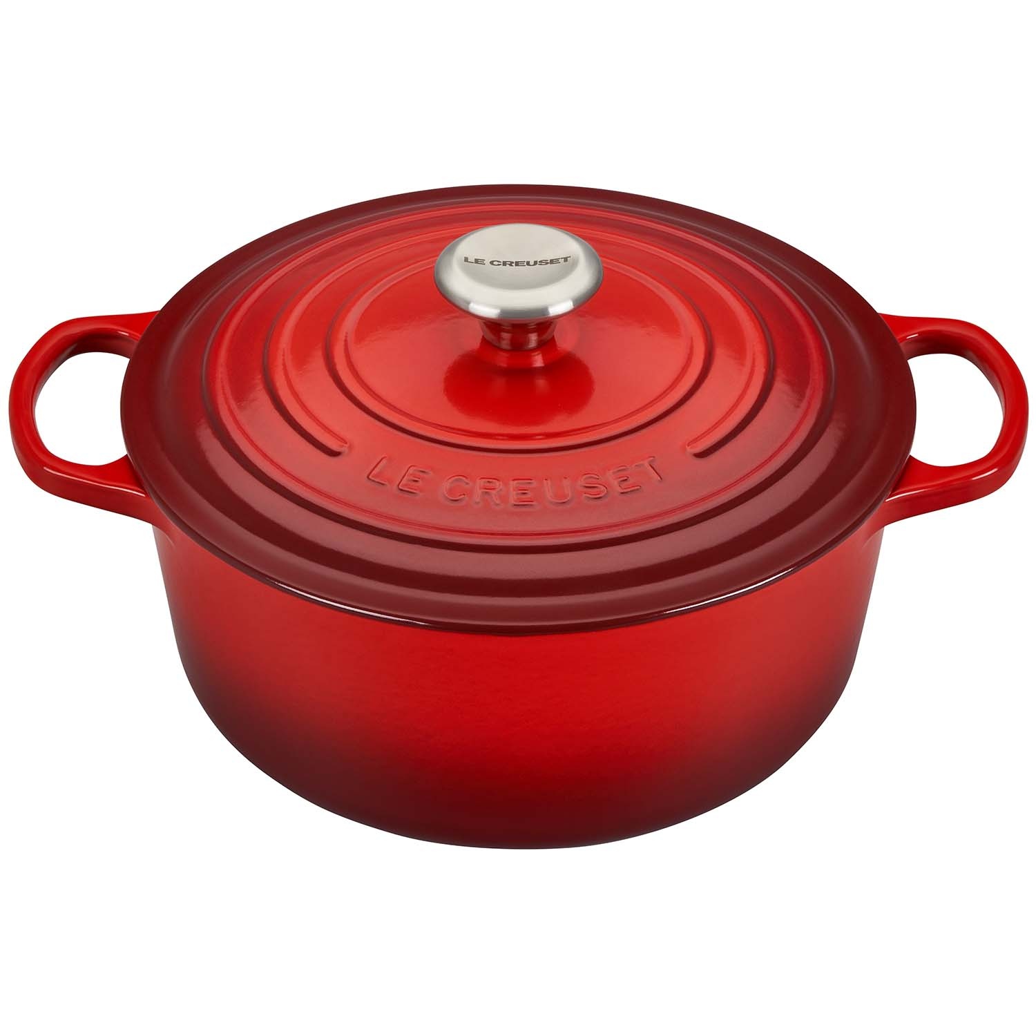 slide 1 of 1, Le Creuset Signature Round Dutch Oven, Deep Teal, 5.5 qt