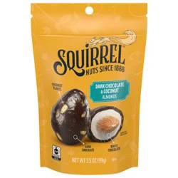 Squirrel Brand Dark Chocolate & Coconut Almonds 3.5 oz
