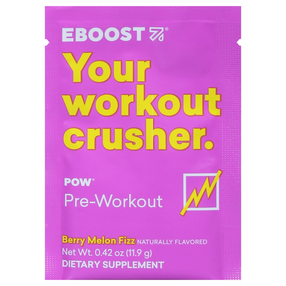 slide 3 of 14, EBOOST Berry Melon Fizz Pre-Workout 0.42 oz, 1 ct