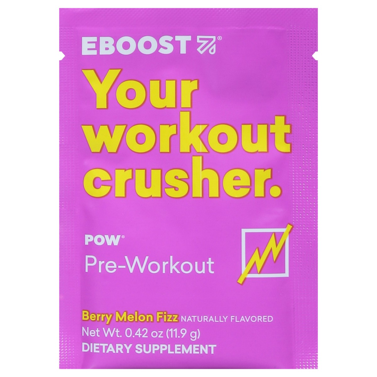 slide 1 of 14, EBOOST Berry Melon Fizz Pre-Workout 0.42 oz, 1 ct