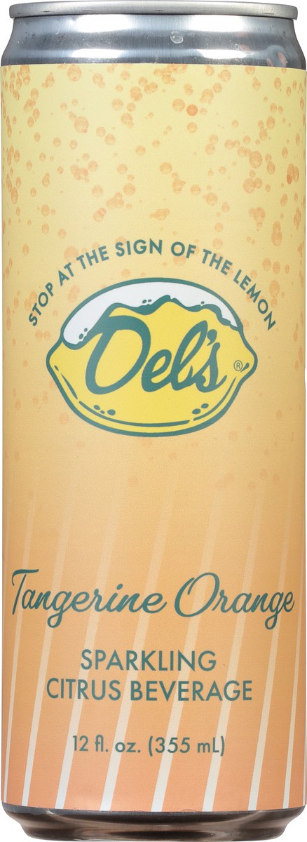 slide 13 of 13, Del's Sparkling Tangerine Orange Sparkling Citrus Beverage - 12 fl oz, 12 fl oz